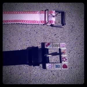 2 cute girls belts size S/M